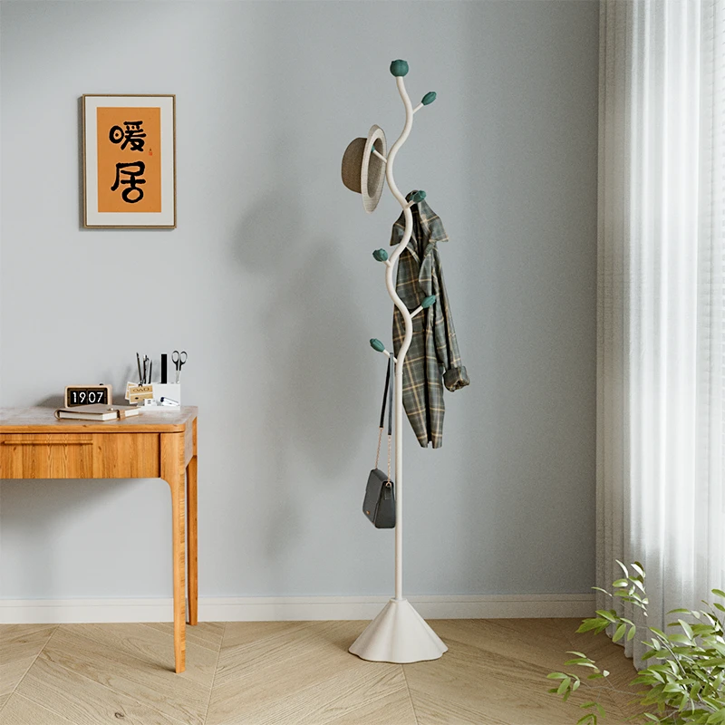 S型意式轻奢收纳单杆衣帽架客厅北欧烤漆衣物架家用