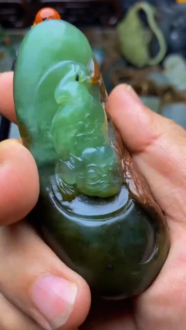 未镶嵌和田玉把件情**想1
