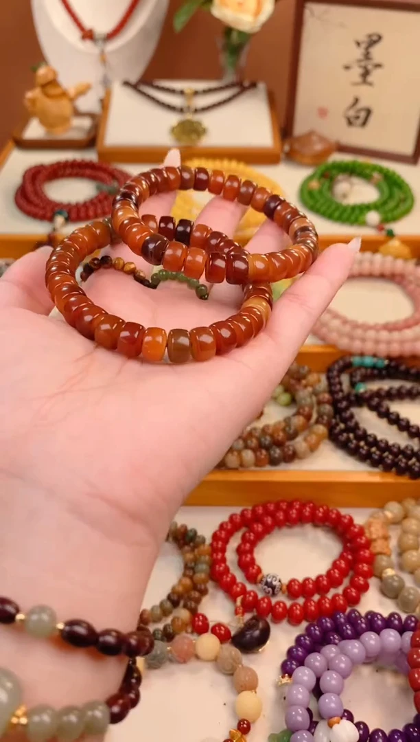 【闪购商品】菩提根/象牙果手串风化直切单圈（发一条