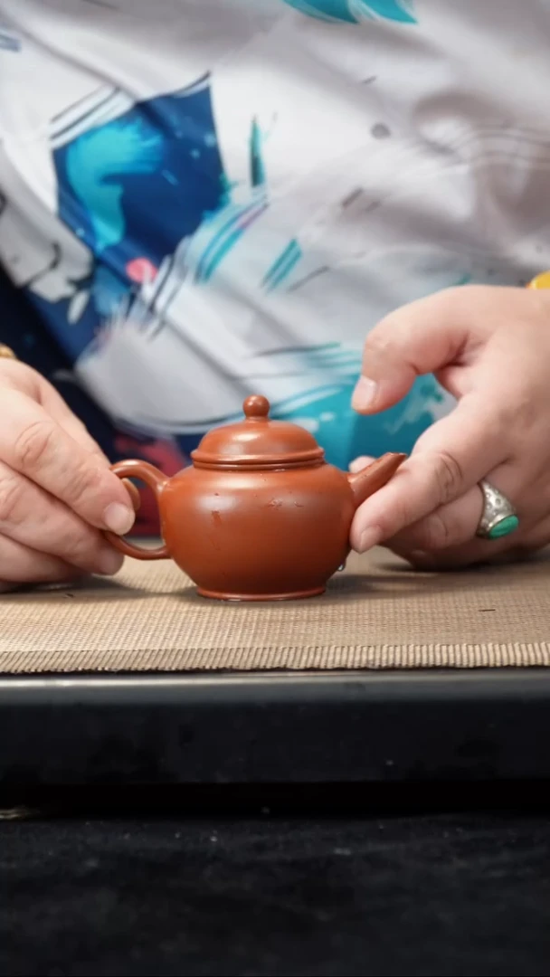 茶壶紫砂朱泥水平120cc