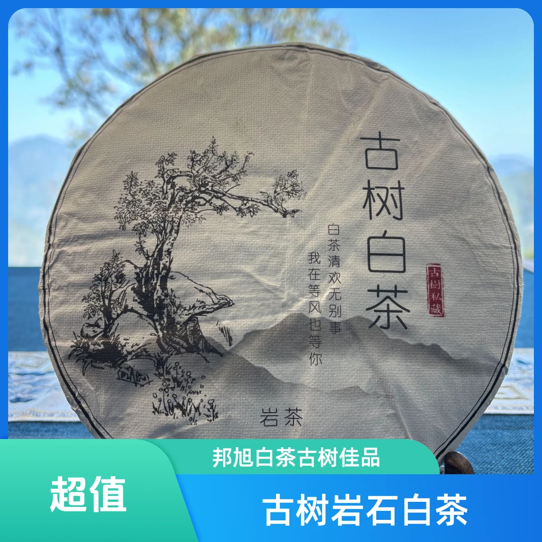【组长严选】2020年邦旭古树白茶357g（饼茶）
