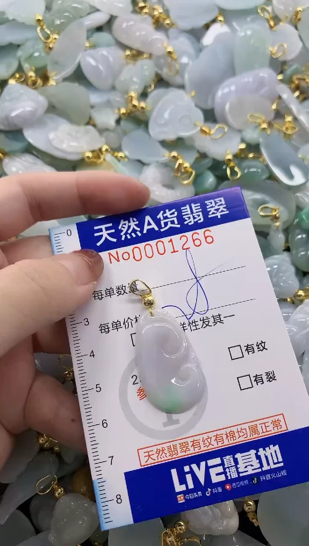 颈饰未镶嵌翡翠天然A货翡翠