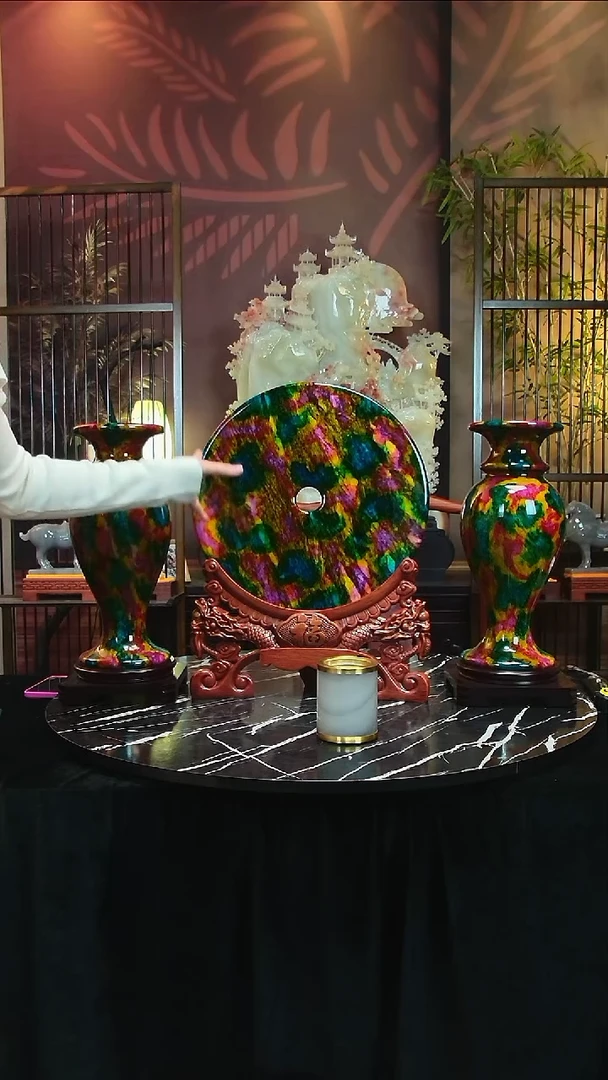 石材蜗***导家居摆件花瓶平安扣