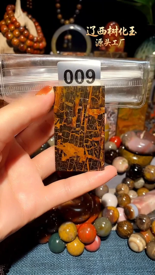 未镶嵌-硅化玉天然北票硅化玉吊坠