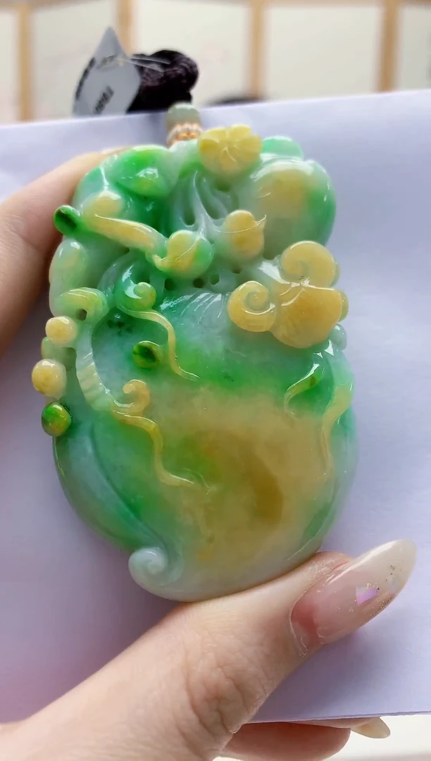 未镶嵌定制翡翠5160jw-毛货挂件59