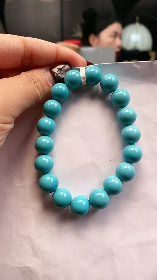 未镶嵌绿松石手串11mm+