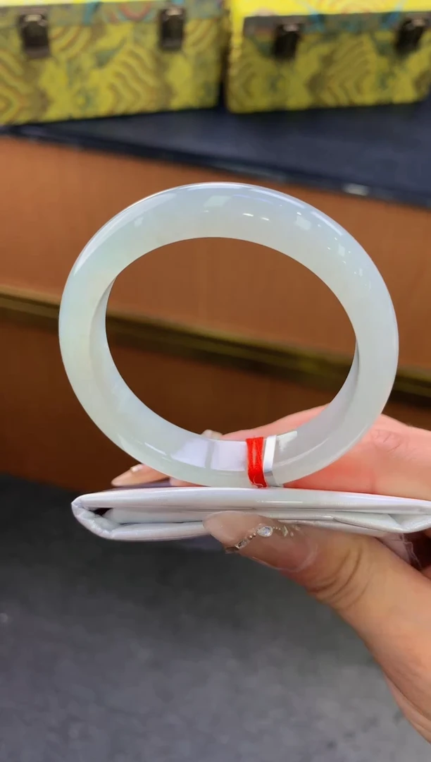 未镶嵌手镯翡翠-F63-正圈51.8