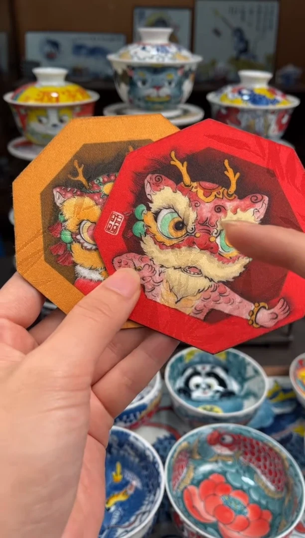 拙明院（宠粉价格）一对杯垫