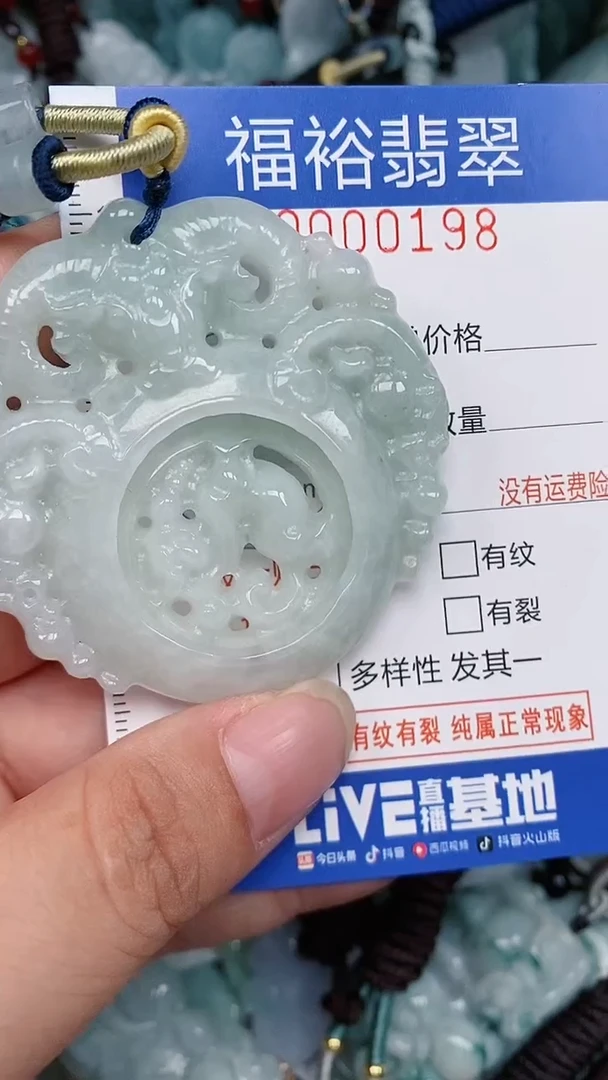 翡翠未镶嵌颈饰...0000198