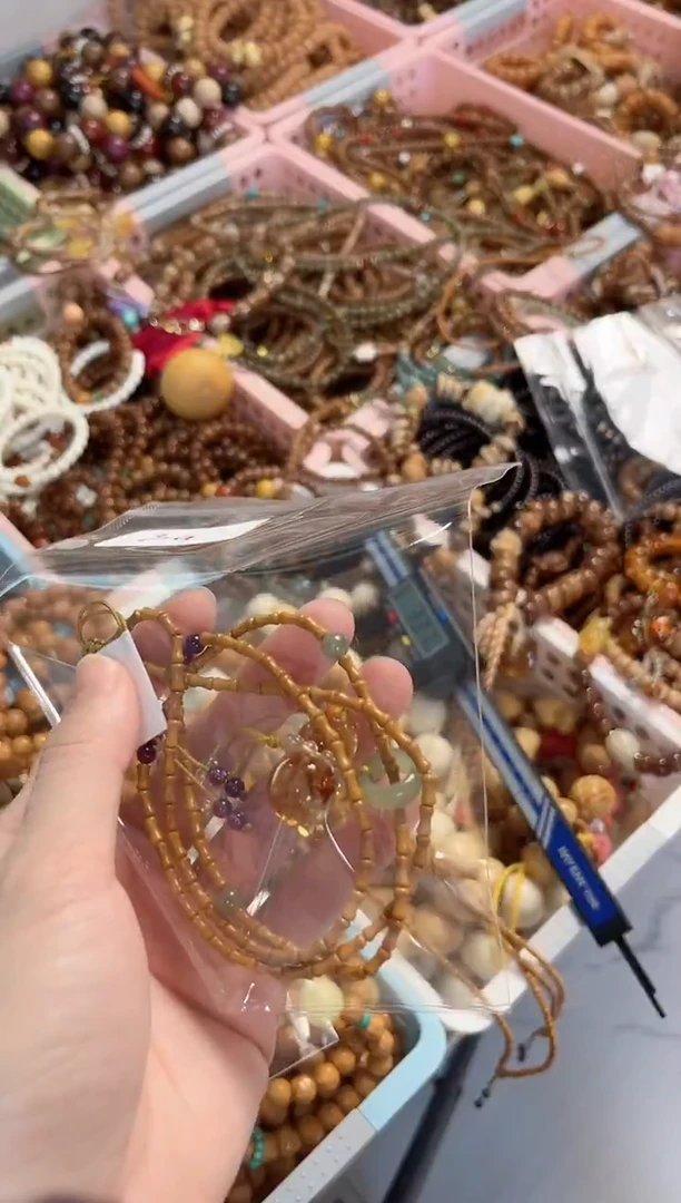 橄榄核手串/手链?****?橄榄核竹节搭配葫芦项链 3
