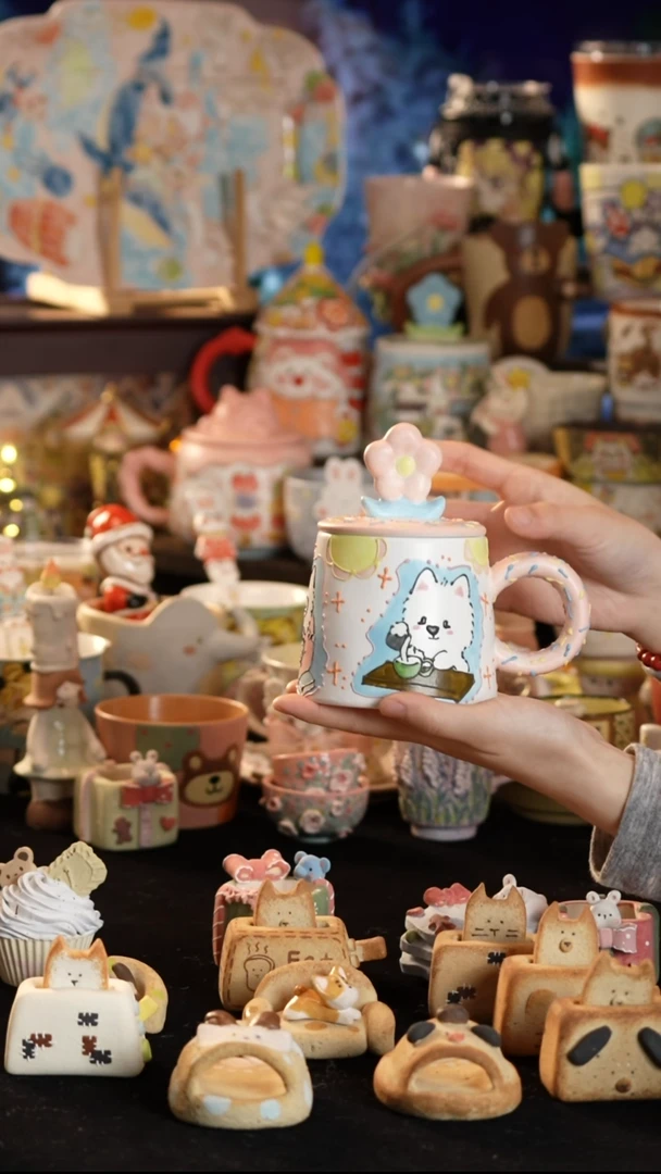 其他陶景德镇釉下彩手绘设计师款陶瓷