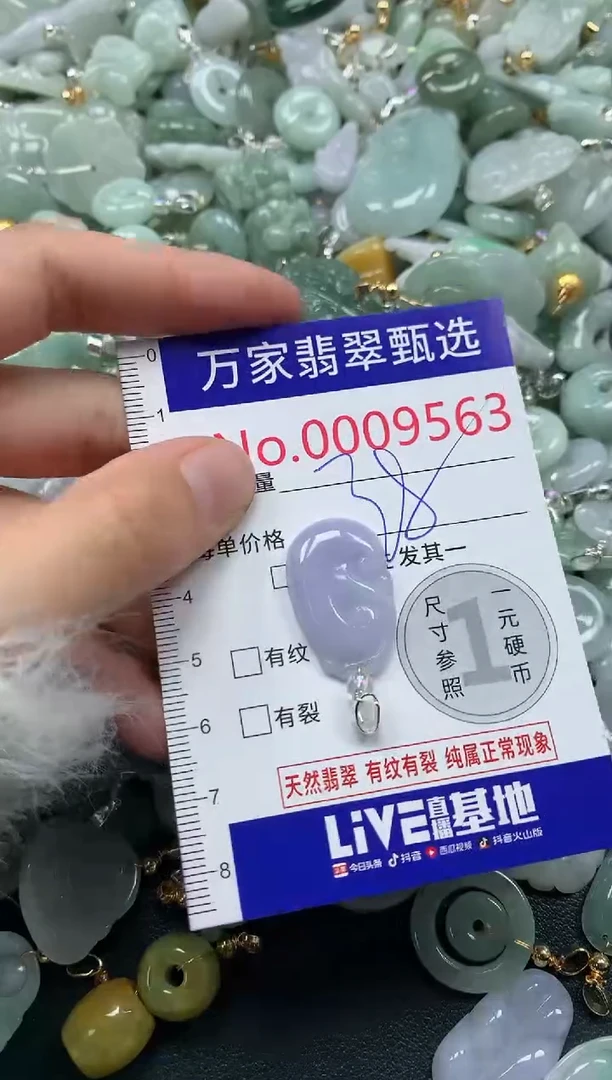 吊坠(不含链)未镶嵌翡翠9563
