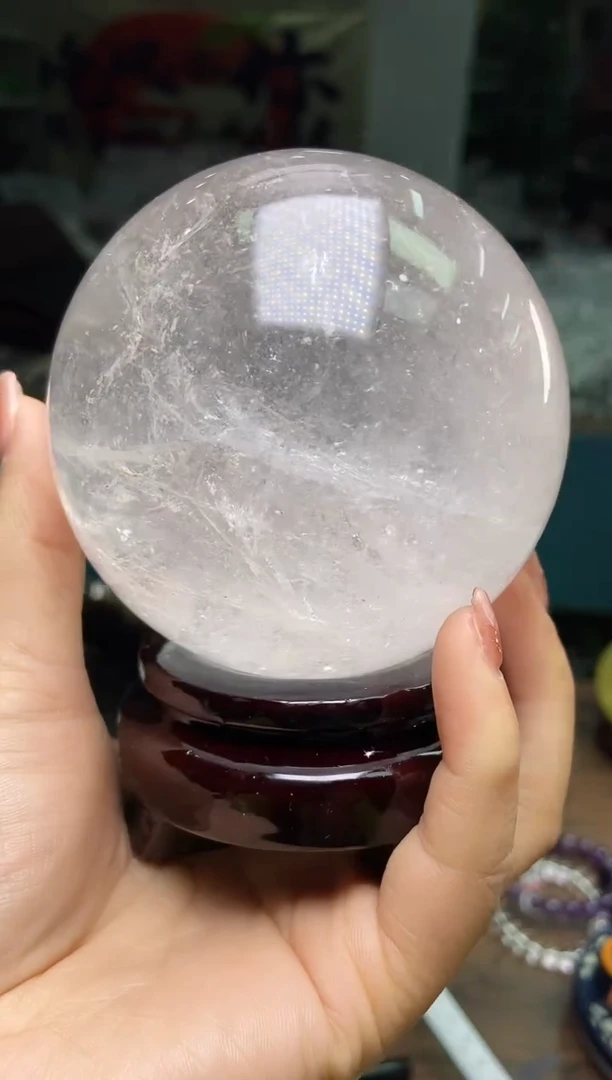 【闪购商品】水晶白球8.3±/719未镶嵌【】