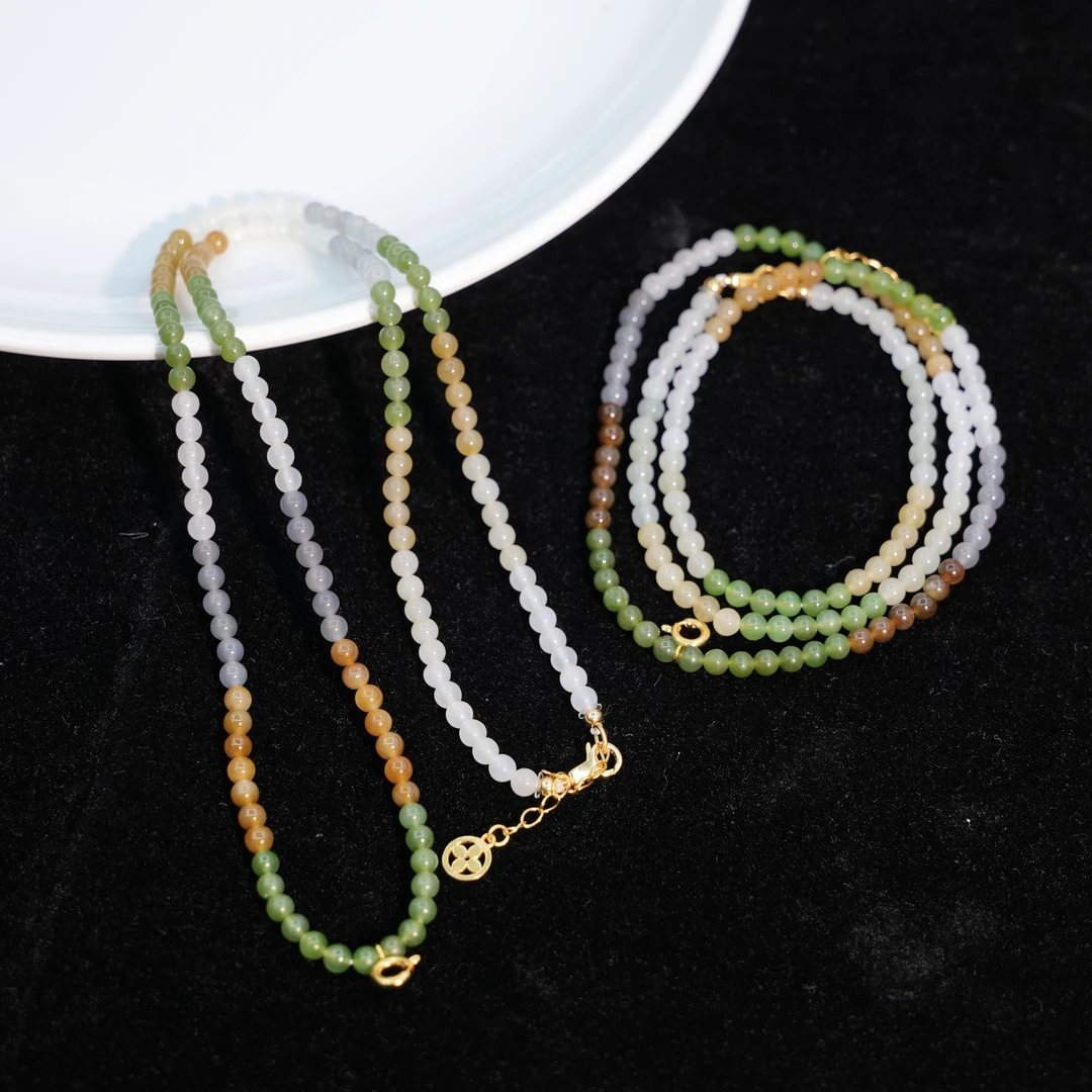 4+和田玉多宝DIY项链多样性发一件YB5928905