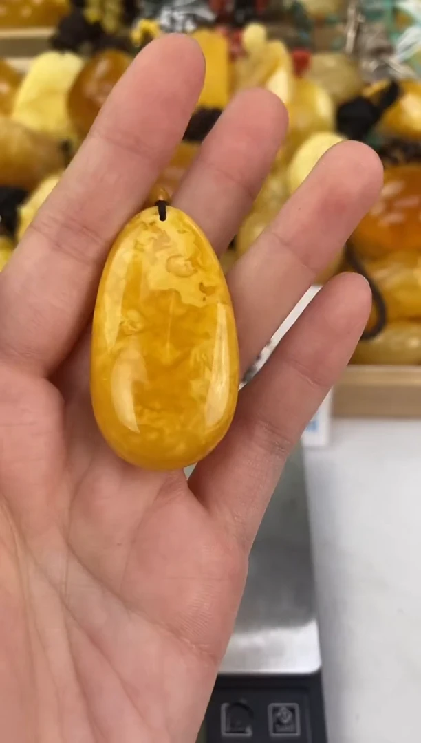 裸石琥珀未镶嵌天然琥珀蜜蜡