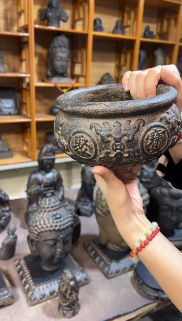 陶土【火山泥】聚宝盆