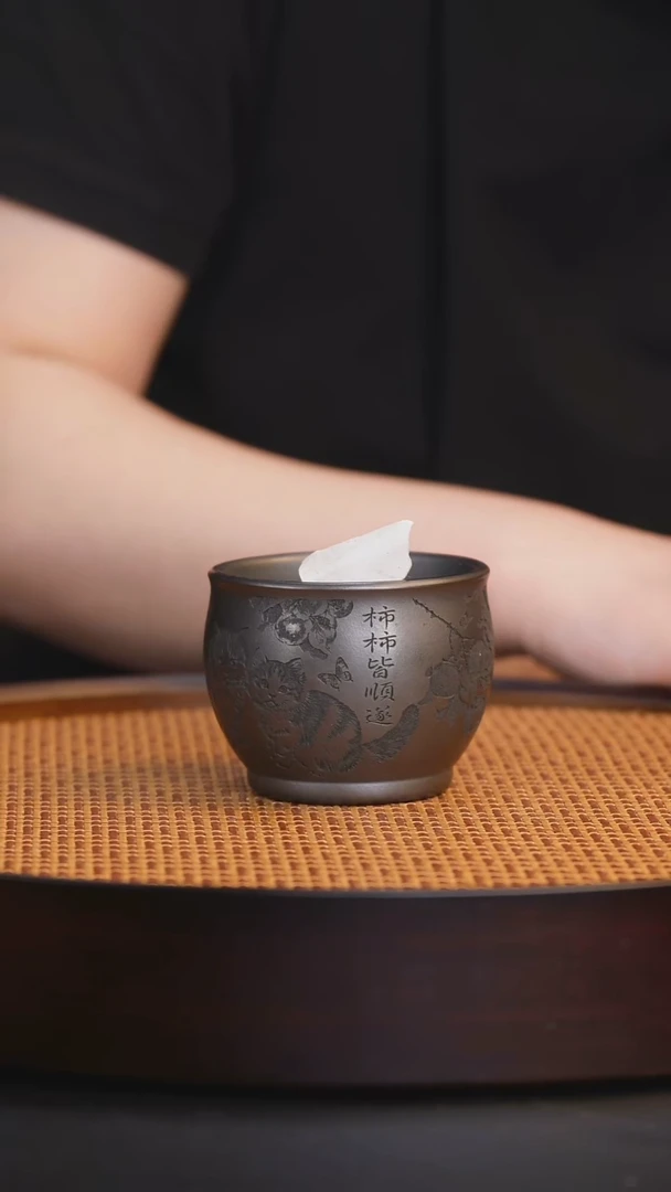 宜兴全手工紫砂杯