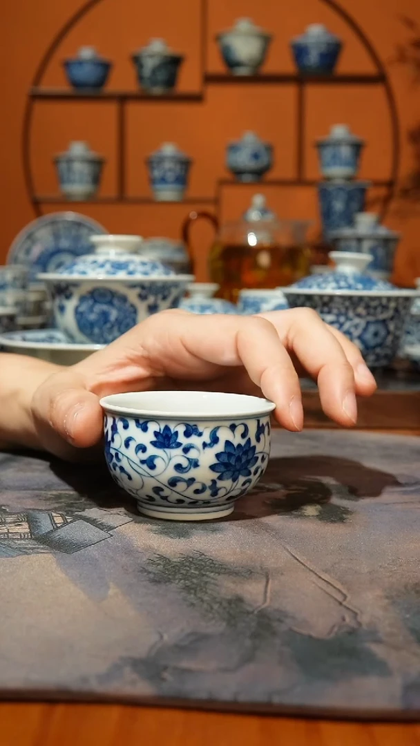 【闪购商品】景德镇镹曰陶手工手绘茶具