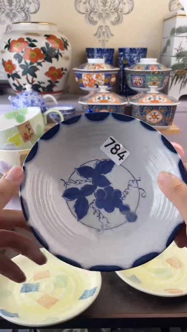 瓷片雪*花784满18元包邮谨慎参拍默认微瑕