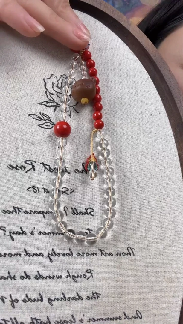 未镶嵌手链水晶纯天然水晶手机链