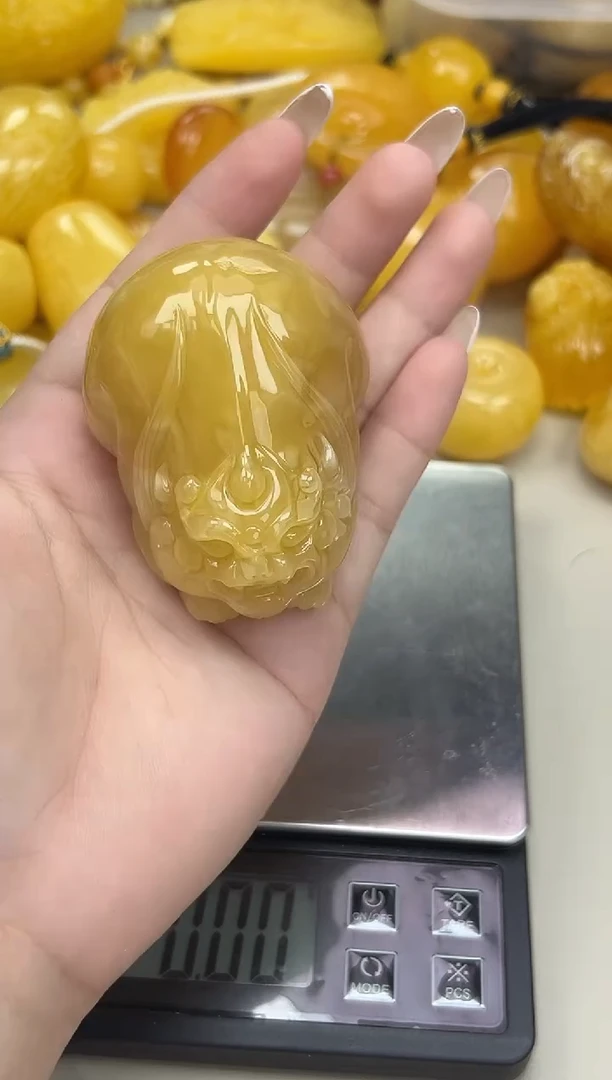 裸石琥珀未镶嵌笨*琥珀蜜蜡吊坠