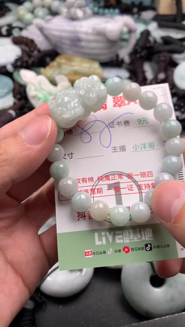 翡翠未镶嵌吊坠(不含链)1