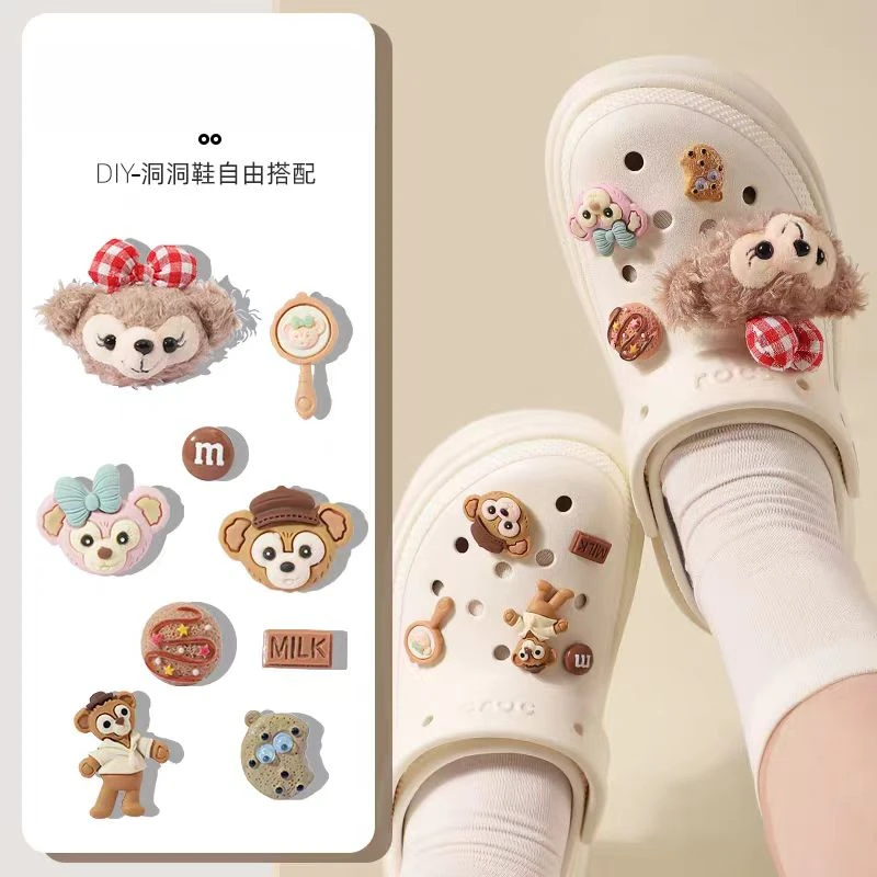 【雪莉玫】洞洞鞋佩饰鞋花卡通diy装饰扣饰品时尚百搭星黛露