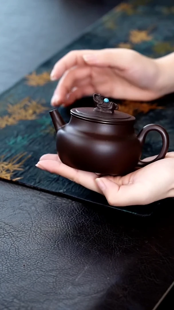 茶壶紫砂39宜兴紫砂壶孤品