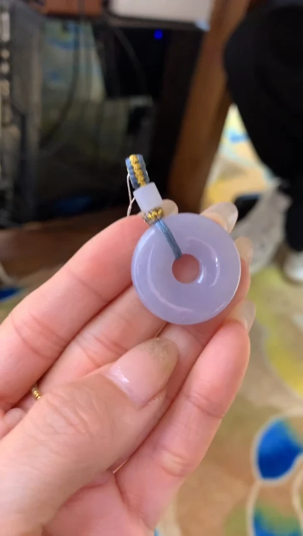 【闪购商品】翡翠颈饰未镶嵌甜甜圈