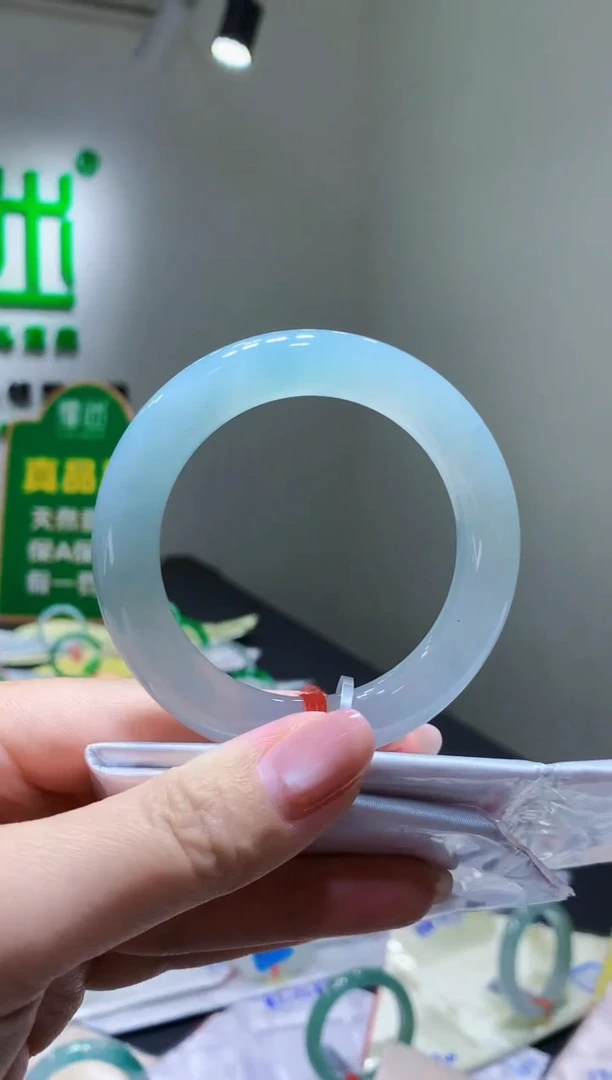 未镶嵌手镯翡翠-k328天然缅甸A货翡翠54圆条