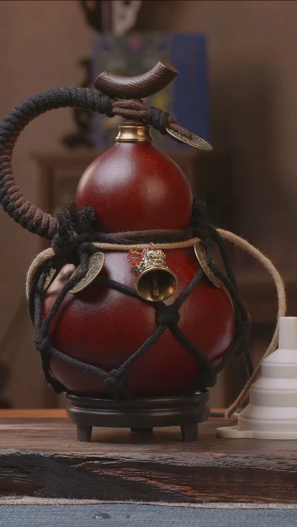 1384号精品大漆葫芦防腐防渗装水茶酒