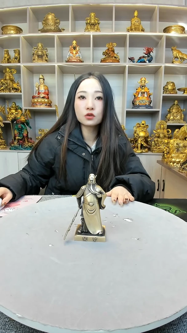 【闪购商品】琉璃手工艺品铜摆件