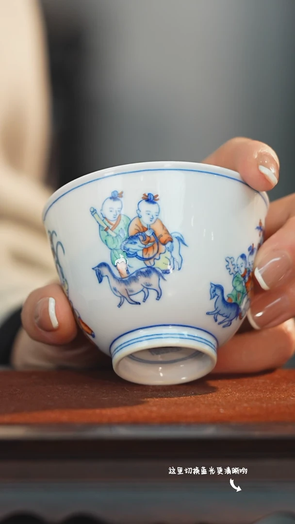 【闪购商品】中国官窑斗彩非遗传承人—涂杏花