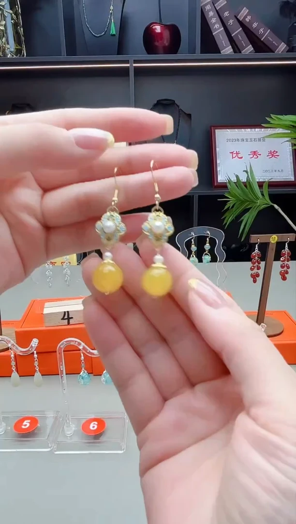 未镶嵌耳钉玛瑙/玉髓330