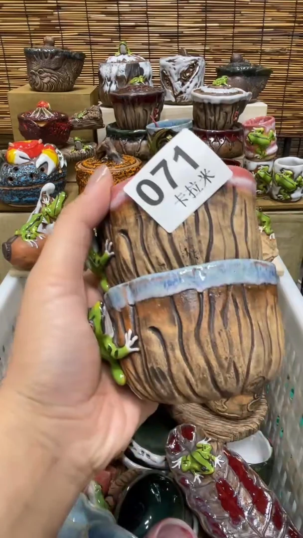 ?****?071精美粗陶手工柴烧