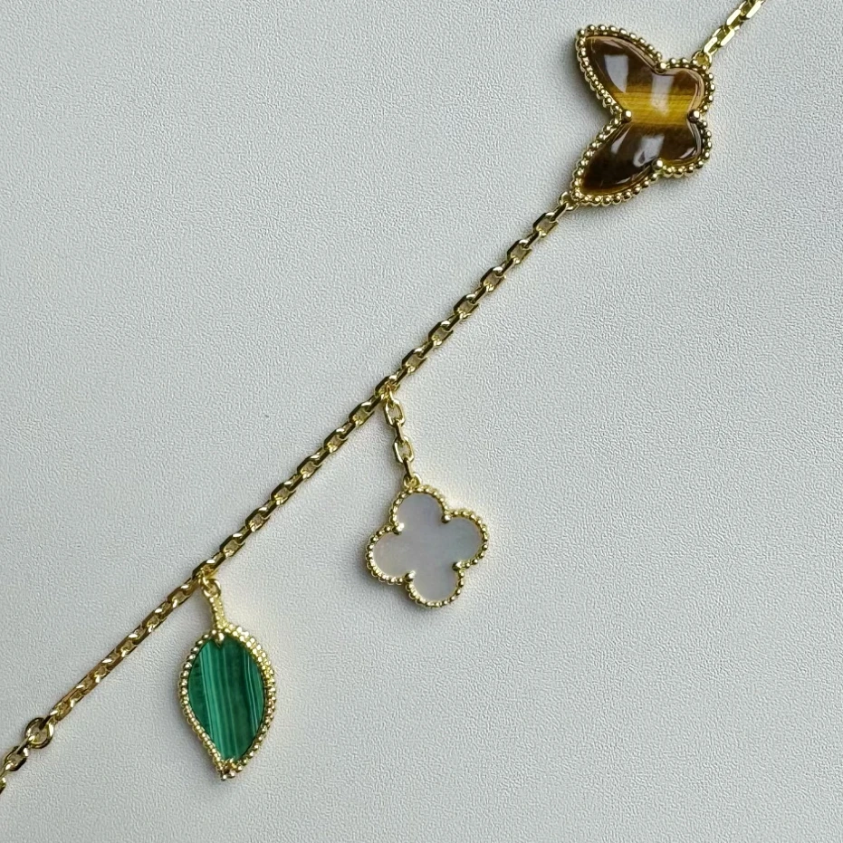 925银手链 米禾高级定制乱花五花手链s24