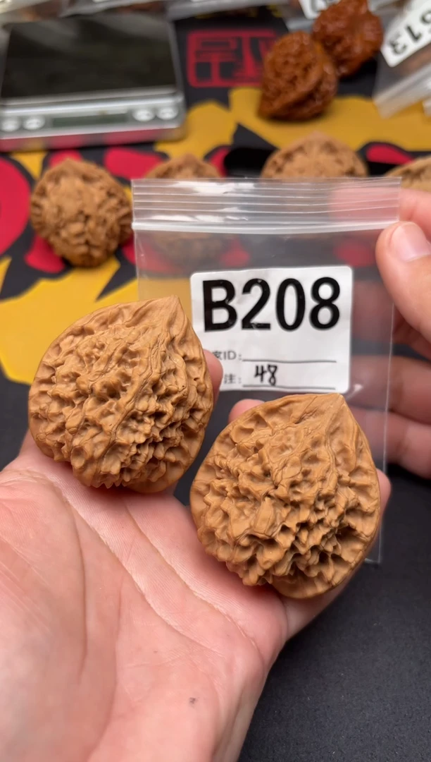 吊坠文玩核桃港***博官帽48-B208