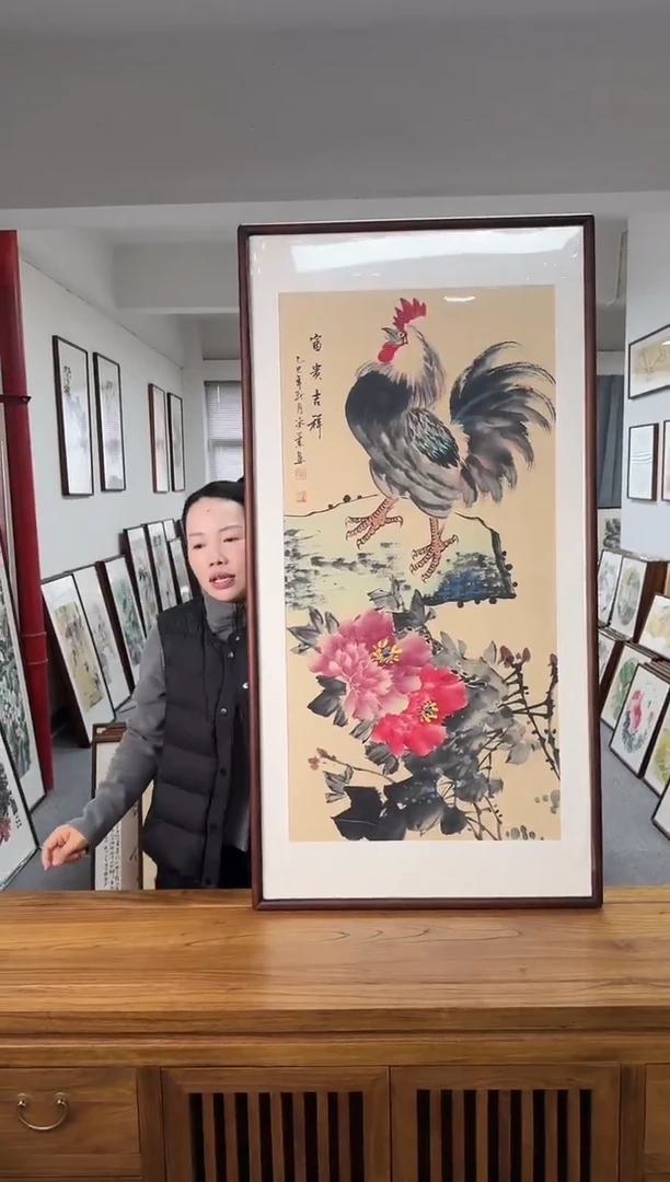 书法冰兰07-63*123尺寸手绘同款