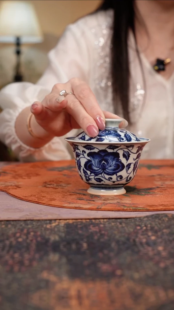 杯景德镇陶瓷杯碗柴烧多人