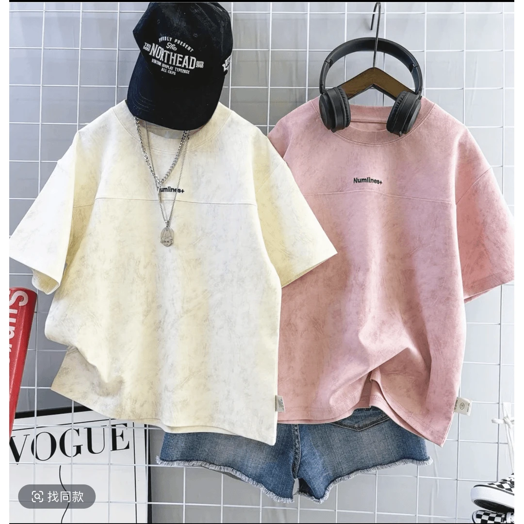 男童T恤短袖夏装薄款短袖儿童夏季时尚宽松半袖款