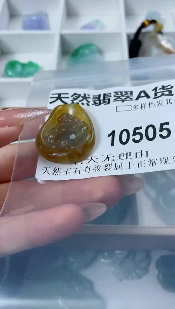 翡翠未镶嵌颈饰闪购商品  10505  多样性发其一