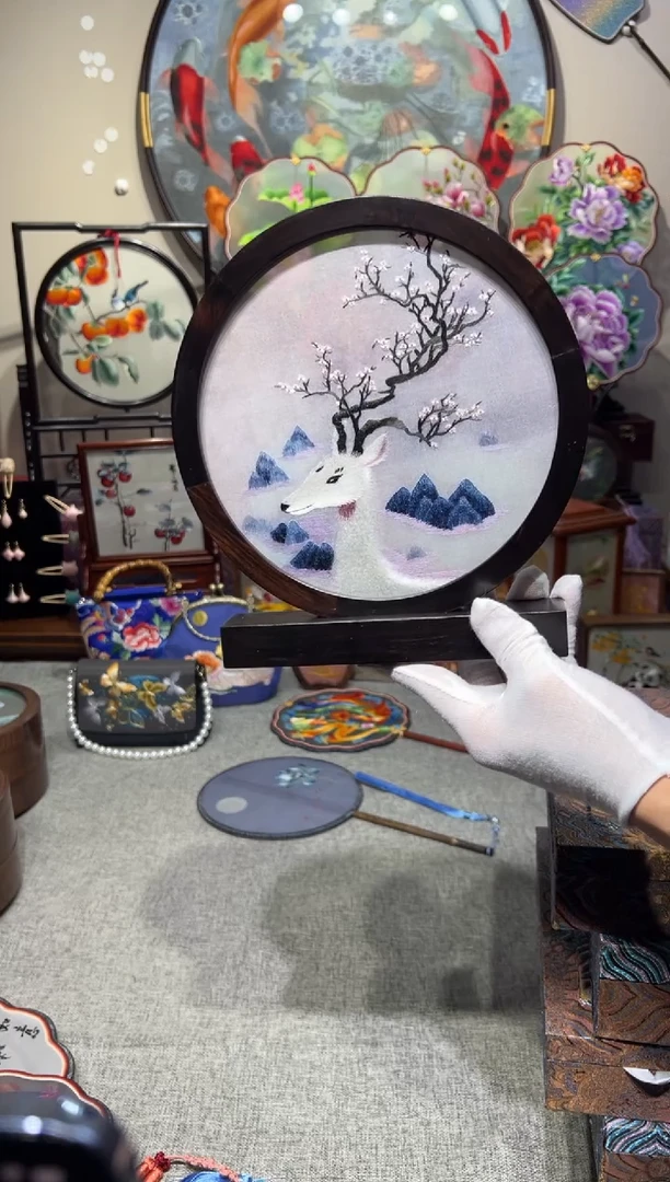 刺绣纯手工苏绣双面绣