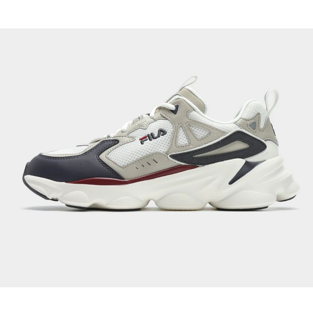 斐乐春秋款潮流时尚百搭休闲厚底船长鞋老爹鞋F12M422111F