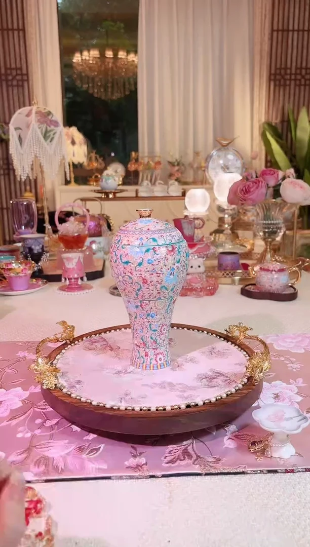 花开盛世---美人瓶茶具