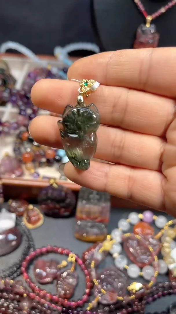 【闪购商品】水晶颈饰未镶嵌【百晶灵儿】天然定制款