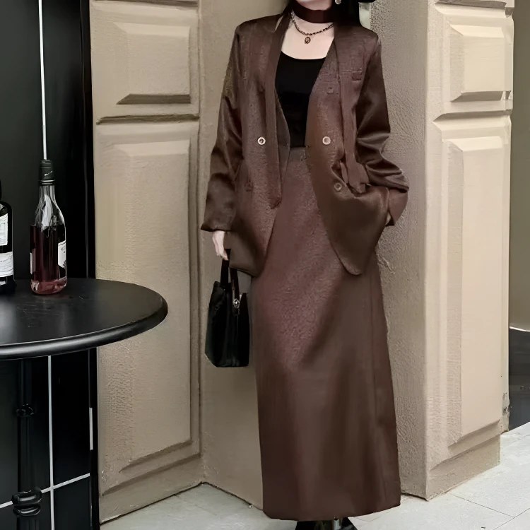 【龙哥专属】D1F36527B 女士春日时尚百搭休闲套装 2351 2376