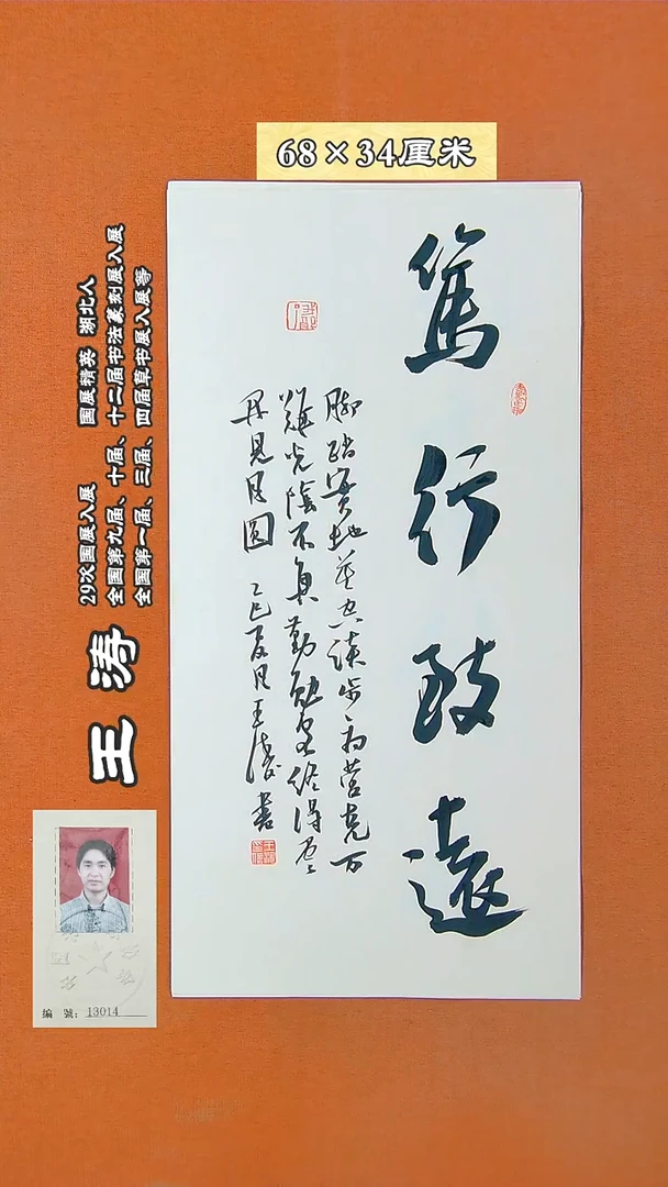 书法100D王涛书法作品