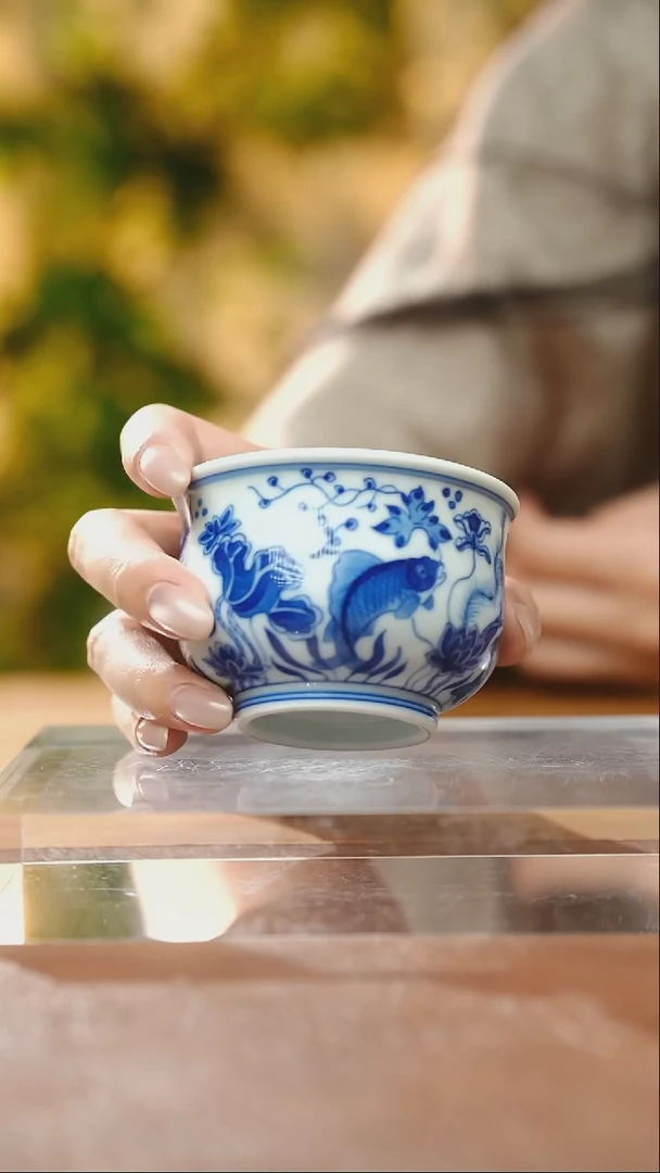 杯子陶人鱼藻高如是75cc