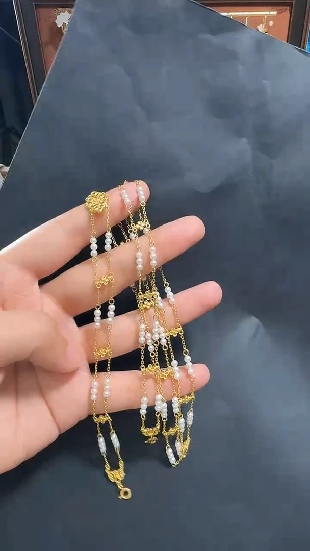 未镶嵌项链淡水珍珠项链