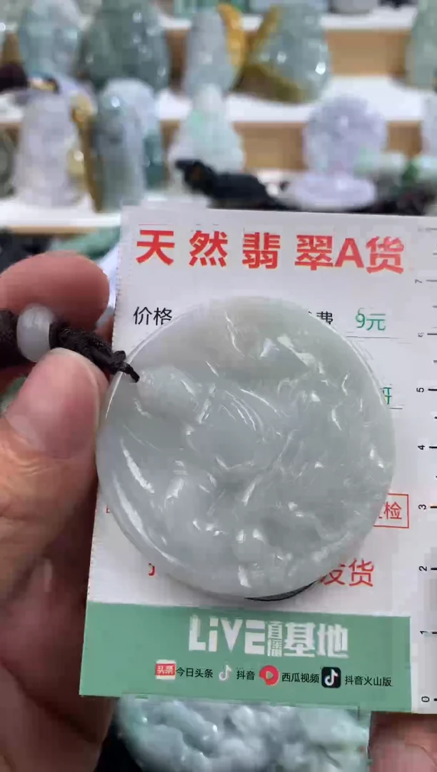 翡翠未镶嵌吊坠(不含链)1